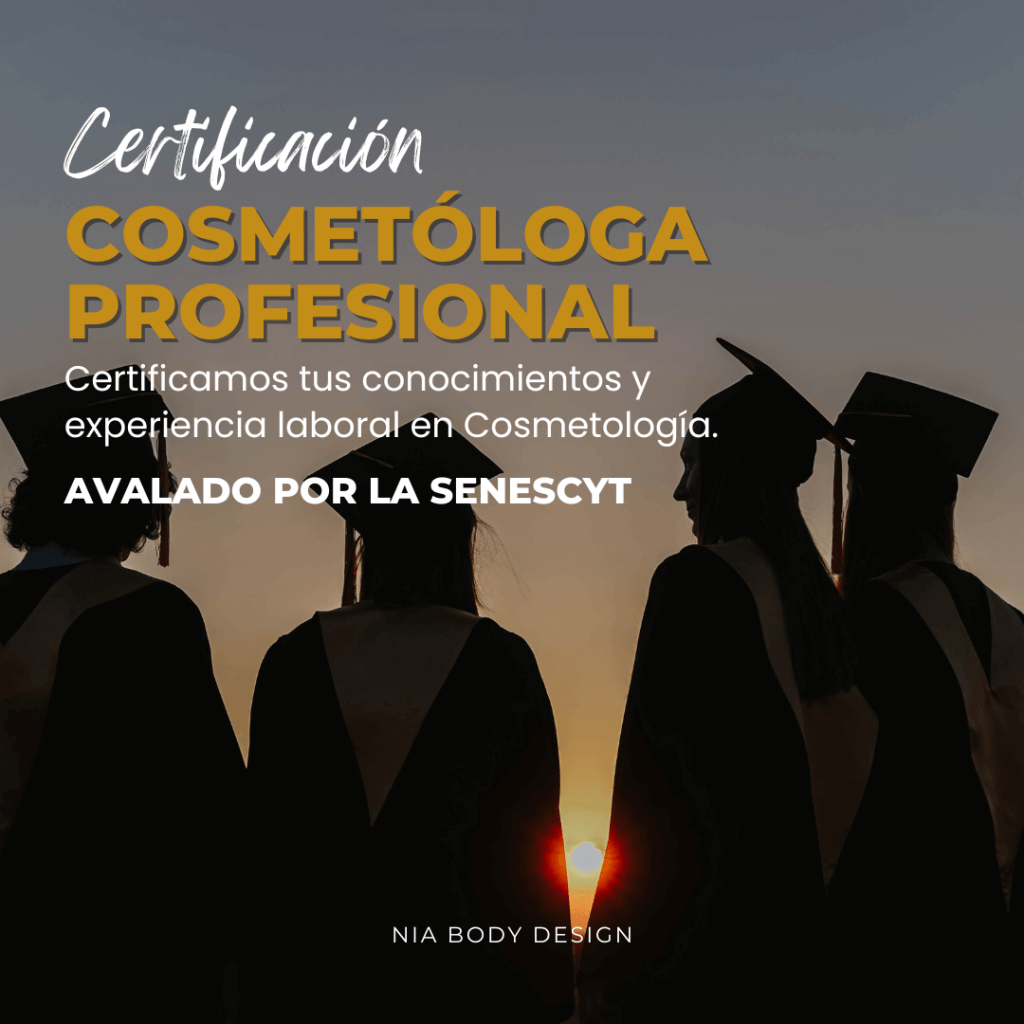 Certificación Cosmetología Nia Body Design