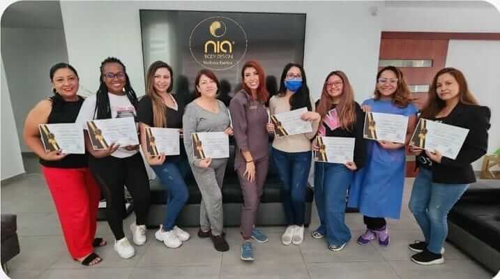 Certificación en Cosmetología y Cosmiatría Nia Body Design